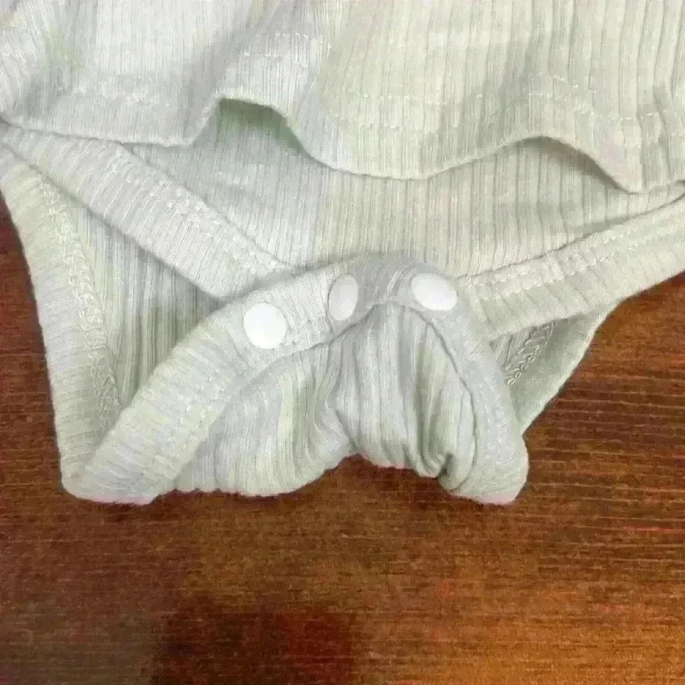 Baby Girl Dress | Pastel Green and Lace Baby Romper - Picture 2 of 5